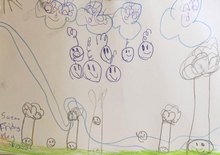 Kid’s Art of One Seed